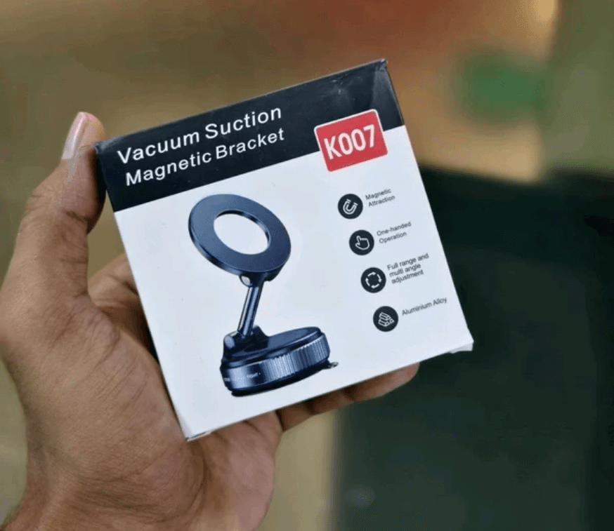 GenzHub Magnetic 360° Car Phone Holder with Strong Suction Base