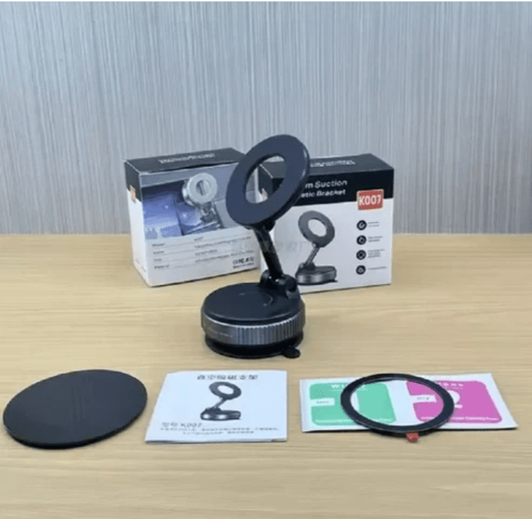 GenzHub Magnetic 360° Car Phone Holder with Strong Suction Base