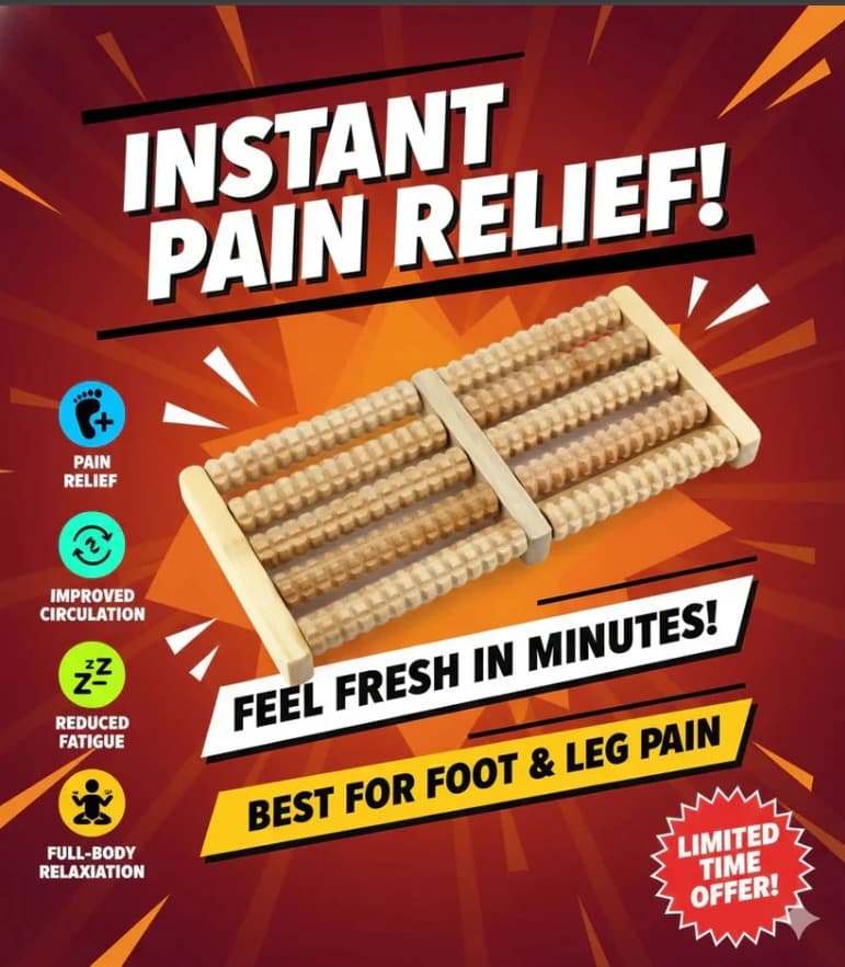 Genz Hub - Wooden Feet Massager